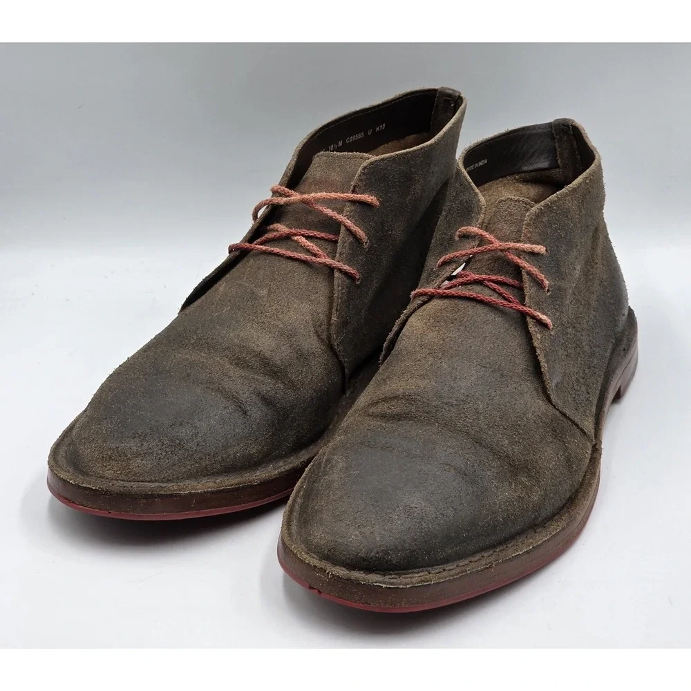 Cole Haan Paul C09565 Brown Chukka Boots Lace up Men's Size 10.5 M